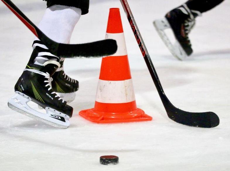 Almofada plana de tiro para prática de hóquei no gelo HDPE