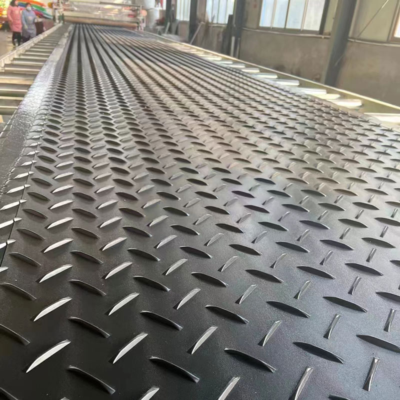 Tapetes de proteção de piso de obrigação pesada com furo Hdpe