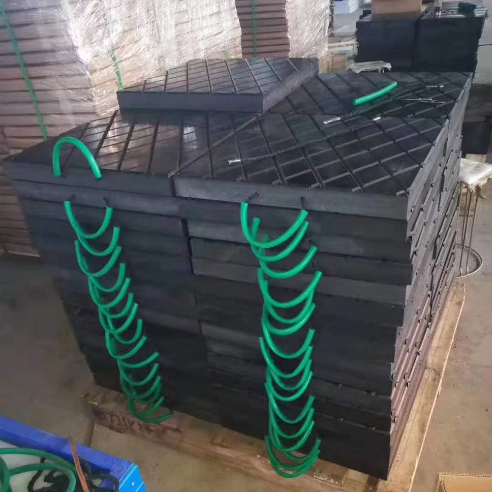 Almofadas estabilizadoras de grua