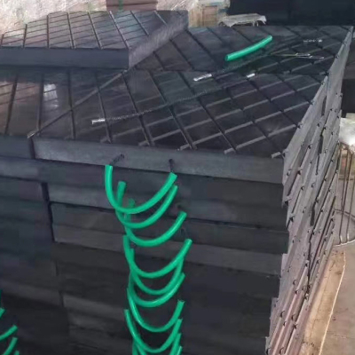 Almofadas estabilizadoras para grua móvel