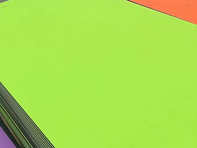 Folha de plástico de polietileno de alta densidade