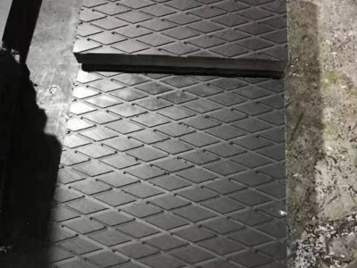 Almofadas estabilizadoras de gruas compostas