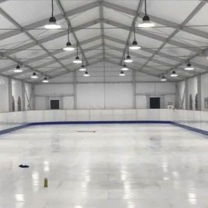 Tapete de tiro de hóquei no gelo