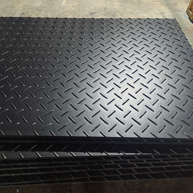 Tapetes de proteção de piso de obrigação pesada com furo Hdpe Hdpe Hole Cored Heavy Obligation Floor Protecting Mats