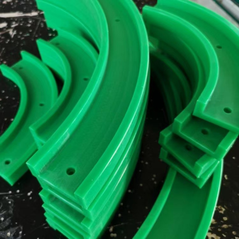 Trilhos de corrente transportadora de plástico deslizante plano Uhmw-Pe Trilhos de corrente transportadora de plástico deslizante plano Uhmw-Pe